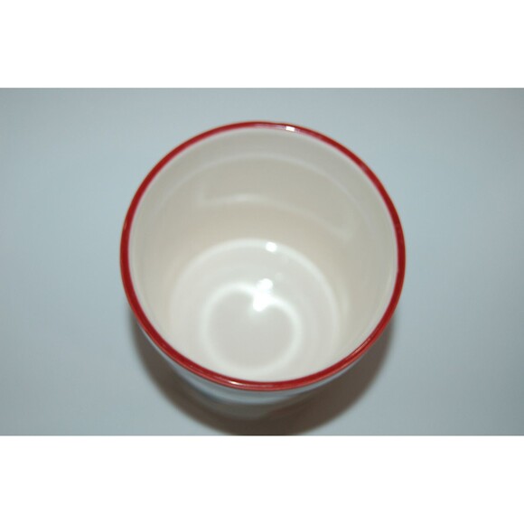 HALLMARK AUTUMN FALL LEAVES APOTHECARY JAR KITCHEN CERAMIC CANDLE HOLDER NO LID - Picture 4 of 6